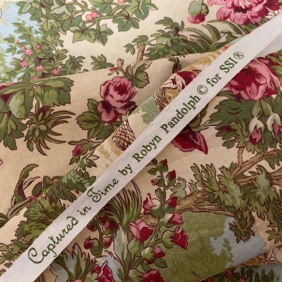 Vintage Fabric Captured in Time by Robyn Randolph 44" wide - Picture 5 of 6